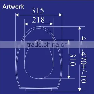 1026 Toilet Seats PP Material White Thin Cover Prices thumbnail-4