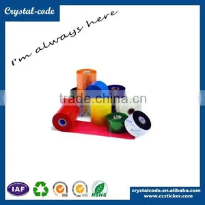 International Standard Thermal Transfer Wax Printing Ink Ribbons Black Color for Barcode Printer thumbnail-5