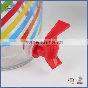 Wholesale Fruit Juice Glass Beverage Dispenser New 2016 Glass Dispenser thumbnail-5