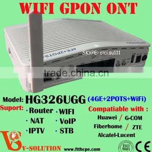 4GE+2FXS+WiFi+USB GPON ONT Wireless WiFi Router VoIP Home Gateway Similar With ZTE F660/Huawei HG8245 ONT thumbnail-3