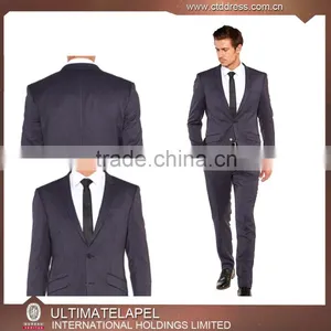 Custom Design 100% Wool Fancy Men Suits Made in China thumbnail-1