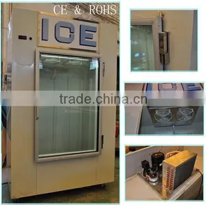 Glass Door Ice Storage Bin to Hold 125 Ice Bags(8 Lbs.)/ice Merchandiser thumbnail-3