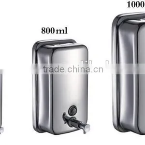 Automatic Wall Mounted Stainless Steel Liquid Manual Soap Dispenser thumbnail-2