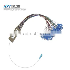 High Quality 1X64 FTTH Single Mode Fiber Optic PLC Splitter thumbnail-1