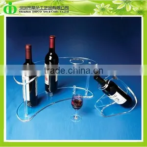 DDW-S010 Chinese Factory Directly Sells Luxury Plexiglass Wine Display Stand thumbnail-1