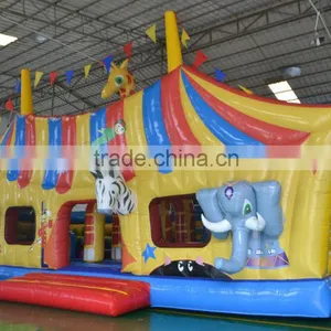 New Product Circus Inflatable Amusement Park Inflatable Fun City Inflatable Playground For Kids thumbnail-1