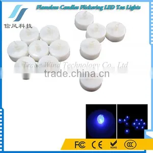 Wholesale Flameless Candles Flickering LED Tea Lights Blue thumbnail-1