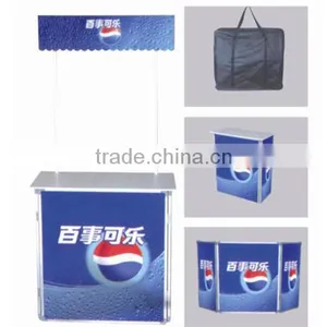 Portable Expo Customized Folding Screen Promotional Table, Aluminum Advertising Table thumbnail-3