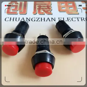 16mm CQC CE Round Red Illuminated Tact Switch/push Button Switch,button Switch With Yellow Button Cut Out 12mm on off thumbnail-2