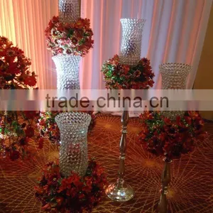 New Products Wrought Iron Lantern Candle Holder Wedding Candelabra for Table Top Chandelier Centerpieces thumbnail-1