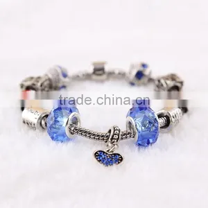 2015 Hot Selling New Trendy Colorful Zinc Alloy Murano Bead Bracelet for Sale thumbnail-4