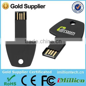 USB2.0 Flash Memory Black 16GB Metal Key Stick Drive Storage Thumb U Disk thumbnail-1