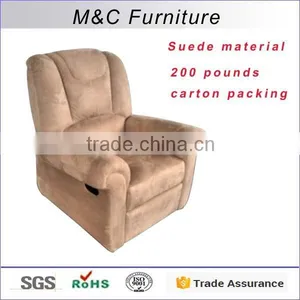 High Quality Living Room Suede Material Recliner Chair thumbnail-1