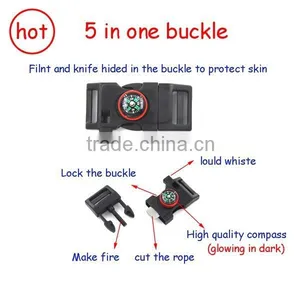 Fire Starter Buckle With Compass thumbnail-2