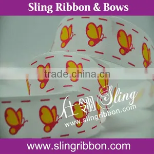 7/8in Printed Ribbon Satin Ribbon Grosgrain Ribbon thumbnail-1