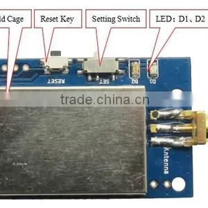 RS485 Interface GFSK Modulation Transmit Distance 1KM Wireless Module thumbnail-4