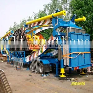 Mega Disk Rides Attractions Travelling Flying UFO With Trailer Amusement Rides thumbnail-1