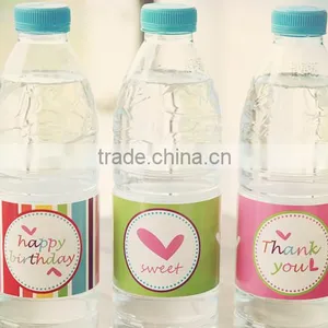 Custom Printed Birthday Water Bottle Labels Wholesale thumbnail-1