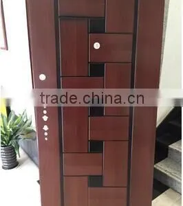Baodu Brand Safety Front Entry Steel Doors for Sale Cheap Security Door thumbnail-5