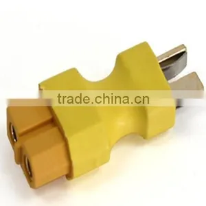 XT60 Female to T-plug Male Adapter for rc Motor Lipo Battery ESC Yellow thumbnail-1