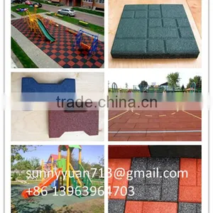50 Ton 550*550 Rubber Paver Tile Making Machine/ Rubber Flooring Tile Vulcanizer thumbnail-6