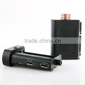 18650 Battery Removable ABS Flashlight Power Bank thumbnail-2