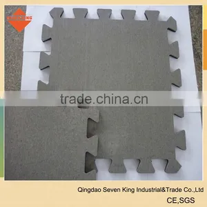 Best Quality Sound Insulation Rubber Flooring for Fitness Room 1mx1mx15mm Rubber Flooring for Gym thumbnail-5