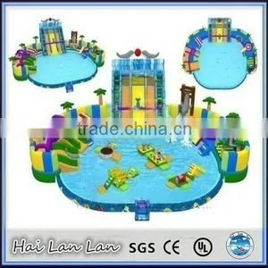 Giant Inflatable Amusement Water Park Games For Adults thumbnail-1