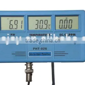 KL-026 6 in 1 Water Quality Tester PH Meter Aquarium EC/CF/TDS/ORP/Temp Monitor thumbnail-1