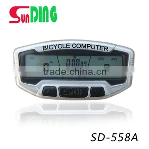 Consumer Electronics Cycle Speed Meter Bicycle Computer Back Light Model 558A thumbnail-1