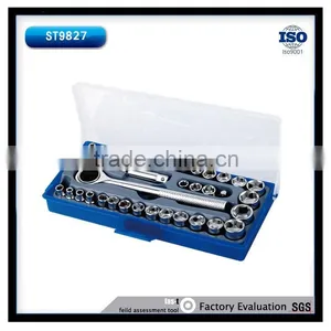 39pcs Car Repair 1/4''&3/8'' Socket Wrench Set Kraft Ratchet Wreches thumbnail-1