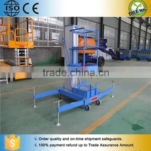 High Strength Aluminum Alloy Telescopic Mast Aerial Lift / Ladder for Man thumbnail-1