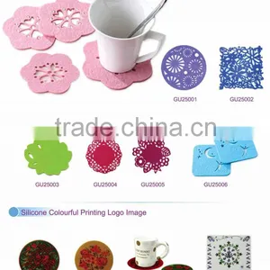 Silicone Cup Mat/coaster Silicone Wine Glass Coaster Custom Placemats and Coasters thumbnail-1