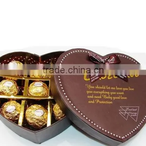 Newest Design for Heart Shaped Handmade Chocolate Gift Box thumbnail-1