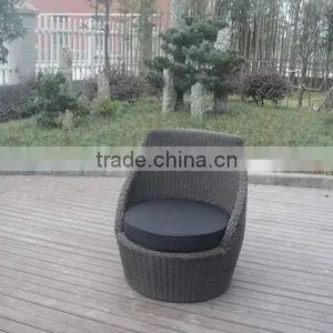 Outdoor 3Pcs Rattan Sofa Set Stacking Wicker Furniture thumbnail-3
