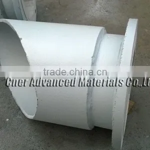 Alumina Ceramic Lined Pipe, Beveled Ceremic Lined Tube thumbnail-2