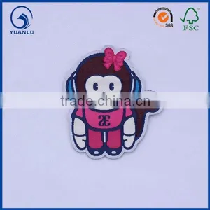 Flower Woven Patch Garment Embroidery Labels thumbnail-1