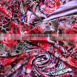 Gold Foil Velvet Fabric for Dress thumbnail-2