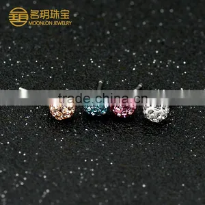 Wholesale Jewelry Diamond Earrings for Women thumbnail-2