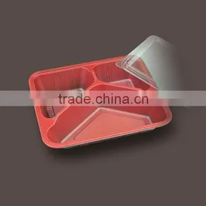 3-compartments Microwave Safe Food Container thumbnail-3