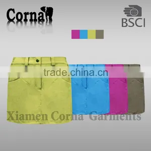 Fashion Colorful Ladies Sport Skirt With Inside Short thumbnail-5