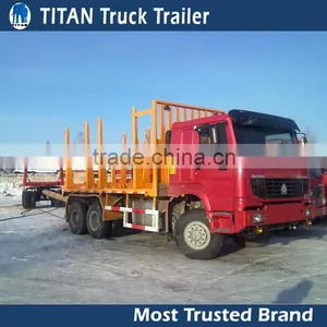 TITAN Gooseneck Forest Log Loader Timber Truck Trailer for Sale thumbnail-3