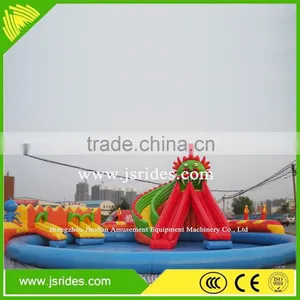 Large Water Slide Outdoor Inflatable Water Park For Adults thumbnail-3