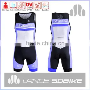 Colorful Soomom Custom Men Triathlon Suit Quick Dry thumbnail-4