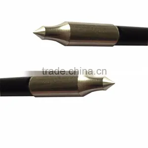 The Cheapest Fiberglass Arrow Steel Tip and Screw Point Red Vanes Nock Arrow thumbnail-4