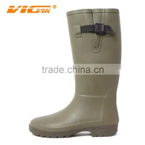 Men's Casual Green Rubber Boots thumbnail-1