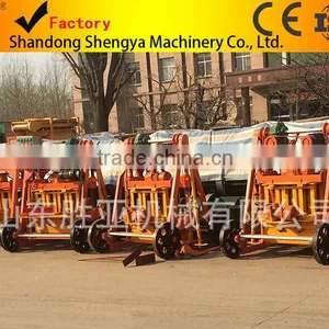 Easy Operation Movable Brick Shaping Machine QMY4-45 China Supplier Concrete Hollow Brick Laying Machine thumbnail-2