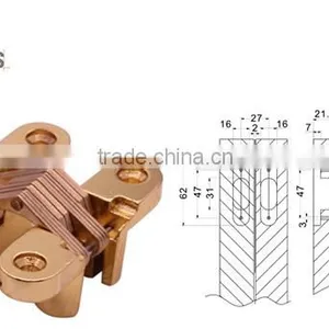 Furniture Hinge 180 Degree Folding Table Concealed Hinges thumbnail-4