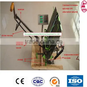 2 Rows Manual Small Hand Rice Transplanter for Sale thumbnail-1