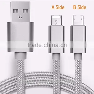 Wholesale 2 in 1 Charging Data Sync Cable Usb Cable for Smartphones thumbnail-4
